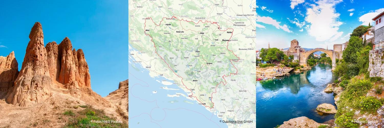 Bosnien-Herzegowina - alle Infos auf Trip Bosnien Herzegowina  - alles auf einer Karte