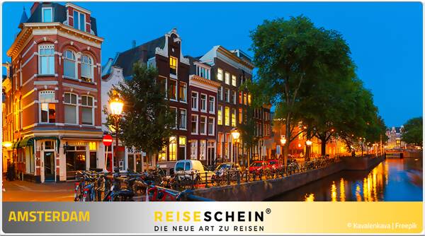 Entdecken Sie die Magie von Amsterdam mit unseren günstigen Städtereise-Gutscheinen auf reiseschein.de. Sichern Sie sich jetzt Top-Deals für ein unvergessliches Erlebnis in der Kanalstadt – Perfekt für Kultur, Shopping & Erholung!